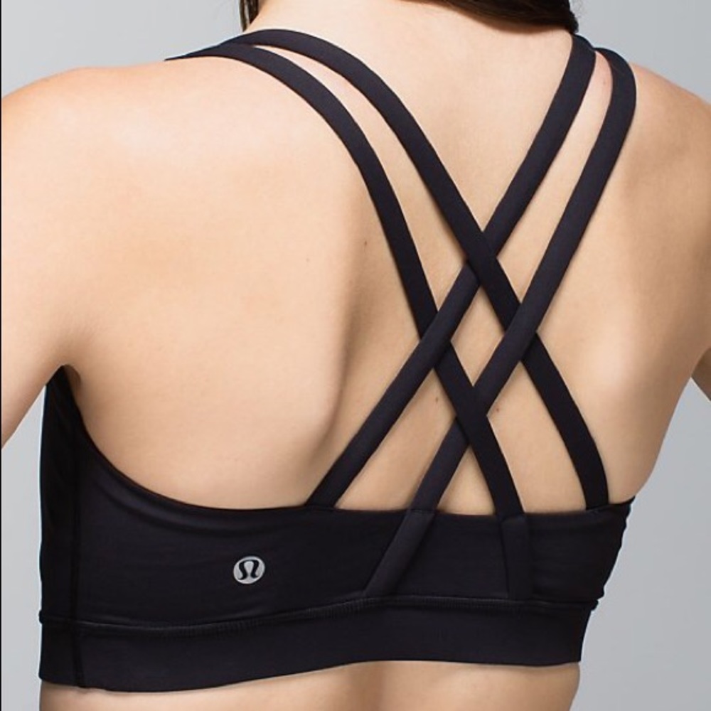 Lululemon Black Energy Sports Bra